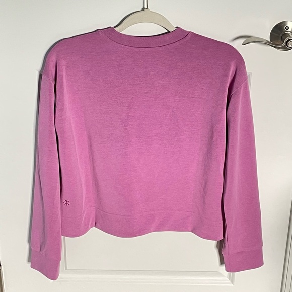 Athleta Lotus Pink Seasoft Crewneck Sweatshirt - 35876 - Picture 6 of 13